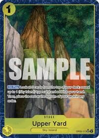 Upper Yard (Alternate Art) - Premium Booster -The Best- - One Piece Card Game card