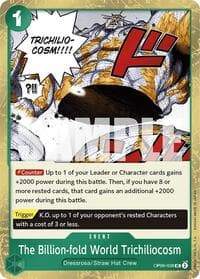 The Billion-fold World Trichiliocosm (Jolly Roger Foil) - Premium Booster -The Best- - One Piece Card Game card