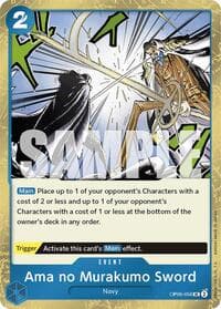 Ama no Murakumo Sword (Jolly Roger Foil) - Premium Booster -The Best- - One Piece Card Game card
