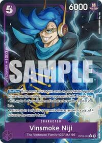 Vinsmoke Niji (OP06-065) (Alternate Art) - Premium Booster -The Best- - One Piece Card Game card