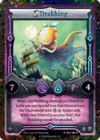 Drakking (SS1-90) - Shattered Stars Chapter 1 [SS1] - Elestrals card
