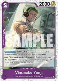 Vinsmoke Yonji (OP06-066) (Jolly Roger Foil) - Premium Booster -The Best- - One Piece Card Game card