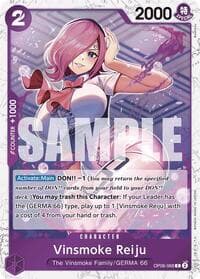 Vinsmoke Reiju (OP06-068) (Jolly Roger Foil) - Premium Booster -The Best- - One Piece Card Game card