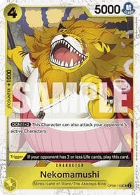 Nekomamushi (Jolly Roger Foil) - Premium Booster -The Best- - One Piece Card Game card