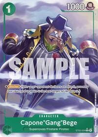 Capone"Gang"Bege (ST02-004) (Alternate Art) - Premium Booster -The Best- - One Piece Card Game card