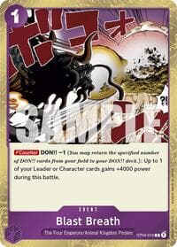 Blast Breath (Jolly Roger Foil) - Premium Booster -The Best- - One Piece Card Game card