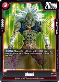 Obuni - Ultra Limit - Dragon Ball Super: Fusion World card