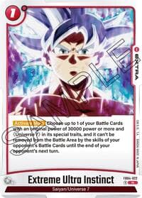 Extreme Ultra Instinct - Ultra Limit - Dragon Ball Super: Fusion World card