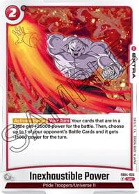 Inexhaustible Power - Ultra Limit - Dragon Ball Super: Fusion World card