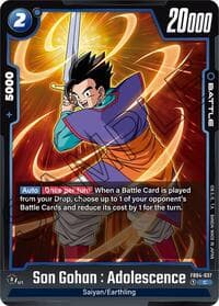 Son Gohan : Adolescence - FB04-037 - Ultra Limit - Dragon Ball Super: Fusion World card