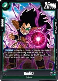 Raditz - Ultra Limit - Dragon Ball Super: Fusion World card