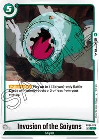 Invasion of the Saiyans - Ultra Limit - Dragon Ball Super: Fusion World card