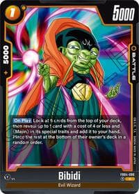 Bibidi - Ultra Limit - Dragon Ball Super: Fusion World card