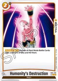 Humanity's Destruction - Ultra Limit - Dragon Ball Super: Fusion World card