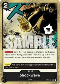 Shockwave (Jolly Roger Foil) - Premium Booster -The Best- - One Piece Card Game card