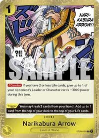 Narikabura Arrow (Jolly Roger Foil) - Premium Booster -The Best- - One Piece Card Game card