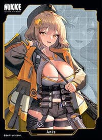 Chara Sleeve Collection Matte Series No.MT1967: Goddess of Victory: Nikke - Anis (65-Pack) - Movic Imported Card Sleeves - Card Sleeves card