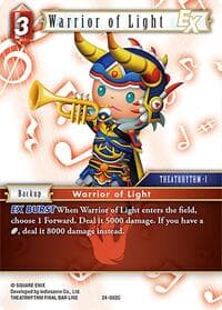 Warrior of Light ex - Hidden Legends - Final Fantasy TCG card