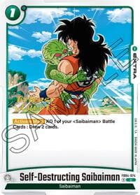 Self-Destructing Saibaiman - Ultra Limit Release Event Cards - Dragon Ball Super: Fusion World card