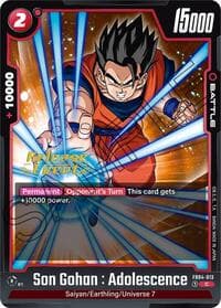 Son Gohan : Adolescence - FB04-013 - Ultra Limit Release Event Cards - Dragon Ball Super: Fusion World card