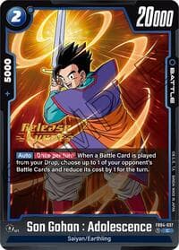 Son Gohan : Adolescence - FB04-037 - Ultra Limit Release Event Cards - Dragon Ball Super: Fusion World card