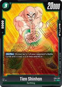 Tien Shinhan - FB04-063 - Ultra Limit Release Event Cards - Dragon Ball Super: Fusion World card
