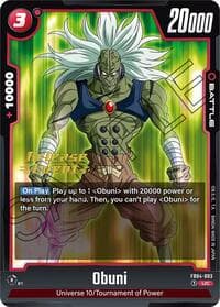 Obuni - Ultra Limit Release Event Cards - Dragon Ball Super: Fusion World card
