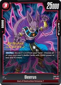 Beerus - Ultra Limit Release Event Cards - Dragon Ball Super: Fusion World card