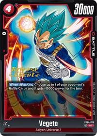 Vegeta - FB04-019 - Ultra Limit Release Event Cards - Dragon Ball Super: Fusion World card