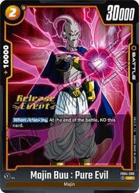 Majin Buu : Pure Evil - Ultra Limit Release Event Cards - Dragon Ball Super: Fusion World card