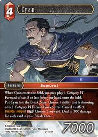 Cyan - Hidden Legends - Final Fantasy TCG card