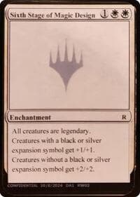 Sixth Stage of Magic Design - Un-Known Event Playtest Cards - Magic: The Gathering card