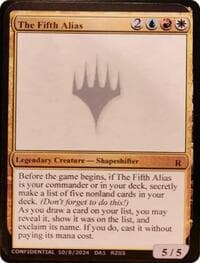 The Fifth Alias - Un-Known Event Playtest Cards - Magic: The Gathering card
