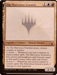 The Marvelous Scientist - Un-Known Event Playtest Cards - Magic: The Gathering card