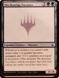 The Roaring Toeclaws - Un-Known Event Playtest Cards - Magic: The Gathering card