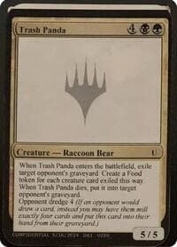 Trash Panda - Un-Known Event Playtest Cards - Magic: The Gathering card