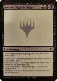 Another Night in Vegas - Un-Known Event Playtest Cards - Magic: The Gathering card