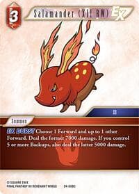 Salamander (XII RW) EX - Hidden Legends - Final Fantasy TCG card