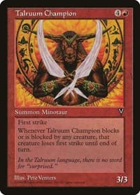Talruum Champion - Visions - Magic: The Gathering card