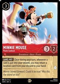 Minnie Mouse - Pirate Lookout - Disney Lorcana Promo Cards - Disney Lorcana card