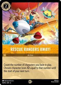 Rescue Rangers Away! - Disney Lorcana Promo Cards - Disney Lorcana card