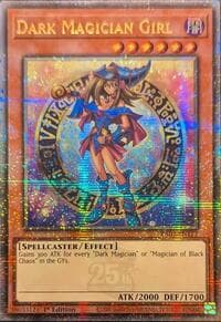 Dark Magician Girl (Quarter Century Secret Rare) (B) - Quarter Century Bonanza - YuGiOh card