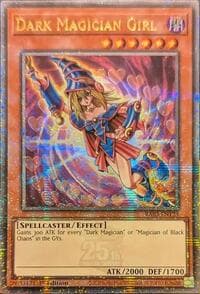 Dark Magician Girl (Quarter Century Secret Rare) (C) - Quarter Century Bonanza - YuGiOh card