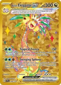 Alolan Exeggutor ex - SV08: Surging Sparks - Pokemon card