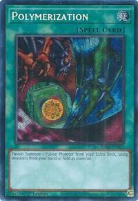 Polymerization (A) (Alternate Art) (Secret Rare) - Quarter Century Bonanza - YuGiOh card