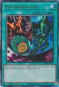 Polymerization (A) (Alternate Art) (PUR) - Quarter Century Bonanza - YuGiOh card