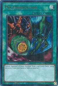 Polymerization (A) (Alternate Art) (UR) - Quarter Century Bonanza - YuGiOh card