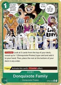 Donquixote Family (Textured Foil) - Premium Booster -The Best- - One Piece Card Game card