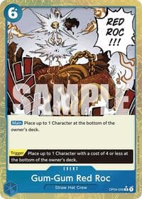 Gum-Gum Red Roc (Textured Foil) - Premium Booster -The Best- - One Piece Card Game card