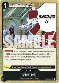Barrier!! (Textured Foil) - Premium Booster -The Best- - One Piece Card Game card
